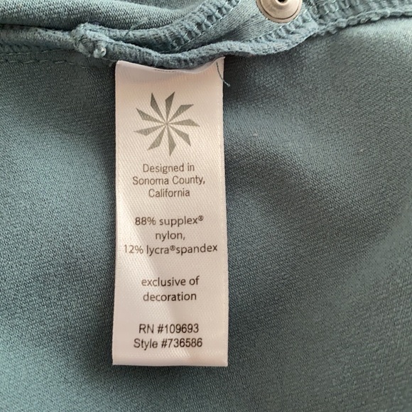 Teal Athleta Pull On Skirt - Picture 7 of 8